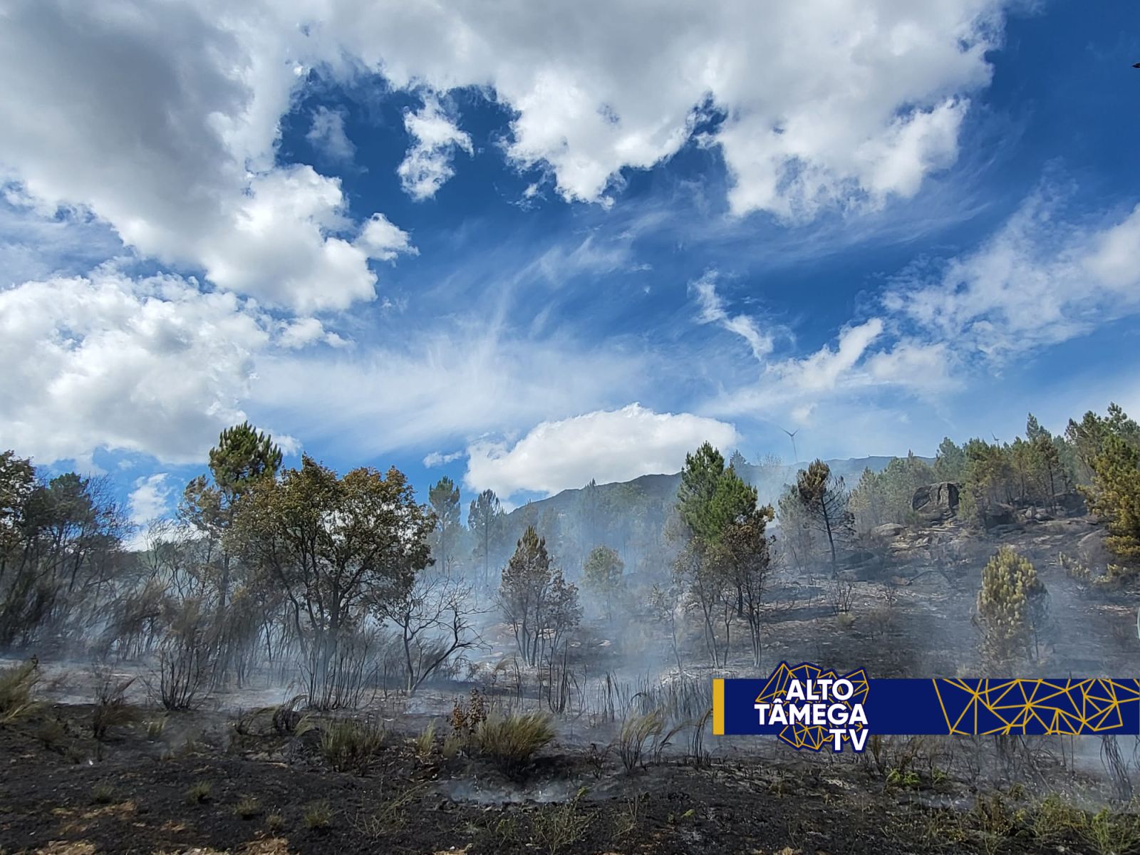 BOTICAS: Incêndio deflagra em zona de mato em Sapiãos